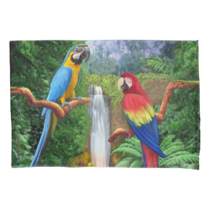 Macaw-tropische Papageien Kissenbezug