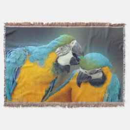 Macaws in love decke