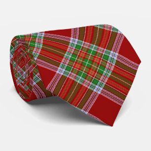 MacBain Clan Tartan Schottischer Plaid Krawatte