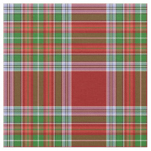 MacBain MacBean Scottish Clan Tartan Kariert Stoff