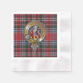 MacBain Tartan & Abzeichen Serviette