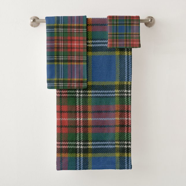 MacBeth Ancient Tartan Badhandtuch Set (Insitu)