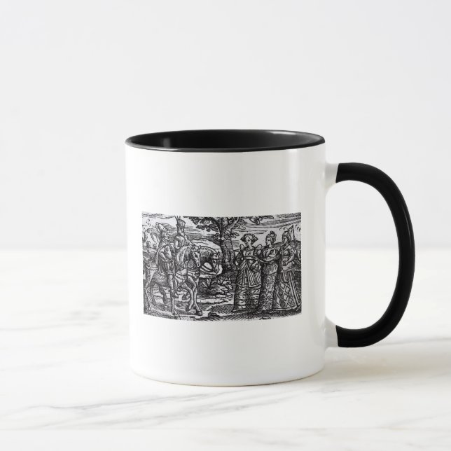 Macbeth, Banquo und die drei Hexen Tasse (Rechts)