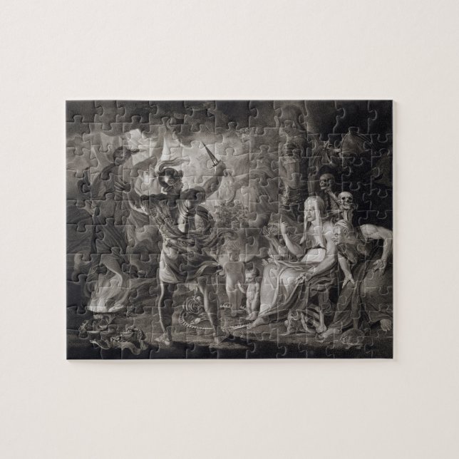 Macbeth, die drei Hexen und Hecate in Tat IV, S (Horizontal)
