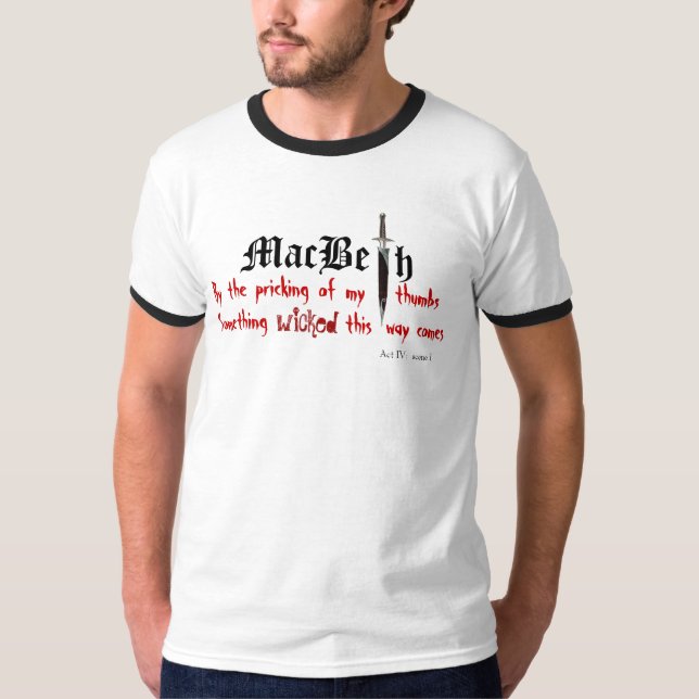 Macbeth etwas bös T-Shirt (Vorderseite)