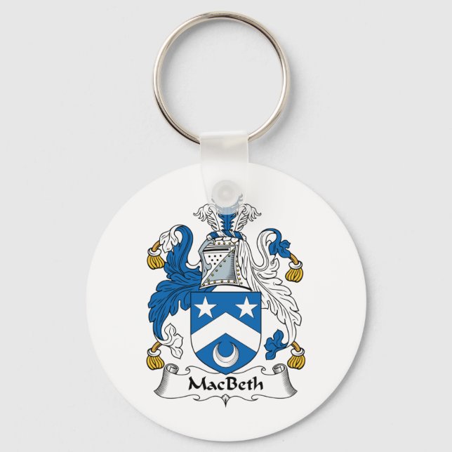 MacBeth-Familienwappen Schlüsselanhänger (Vorderseite)