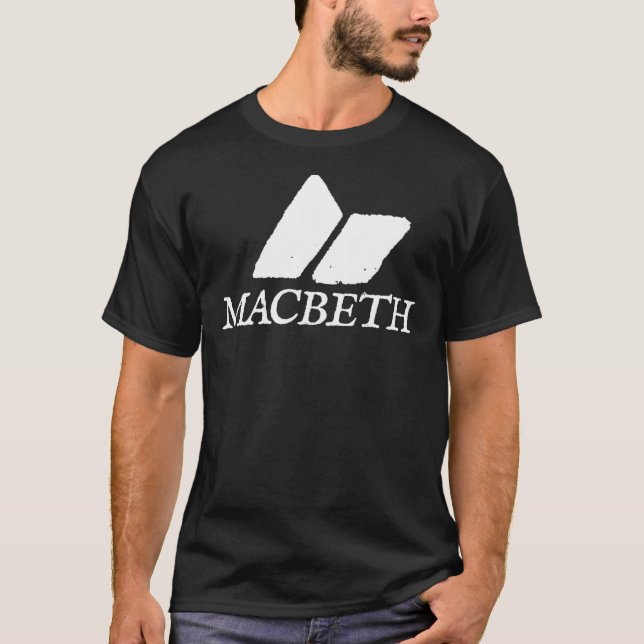 Macbeth - Grunge Logo Aha T-Shirt (Vorderseite)