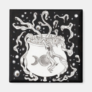 Macbeth Hexen Cauldron Magnet