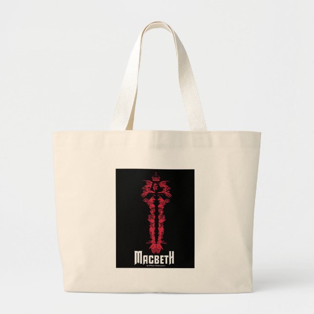 Macbeth Jumbo Stoffbeutel (Vorne)