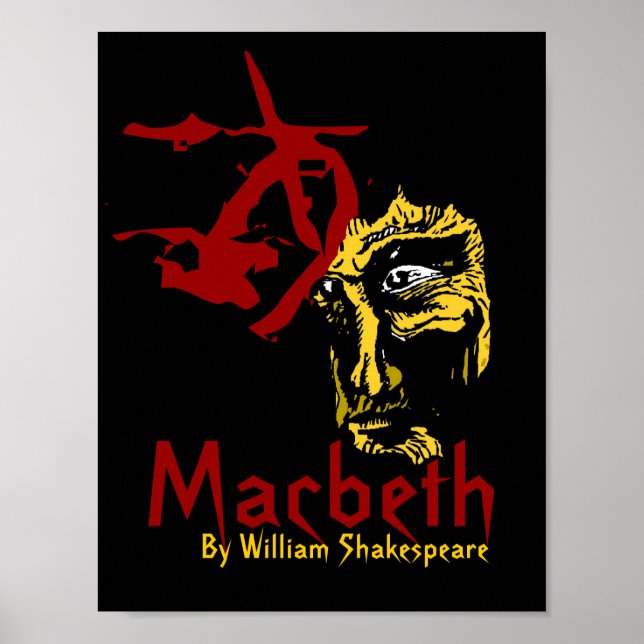 Macbeth Poster Shakespeare Festival Kunst (Vorne)