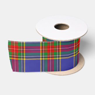 MacBeth Tartan Kariertes schottisches Muster Satinband