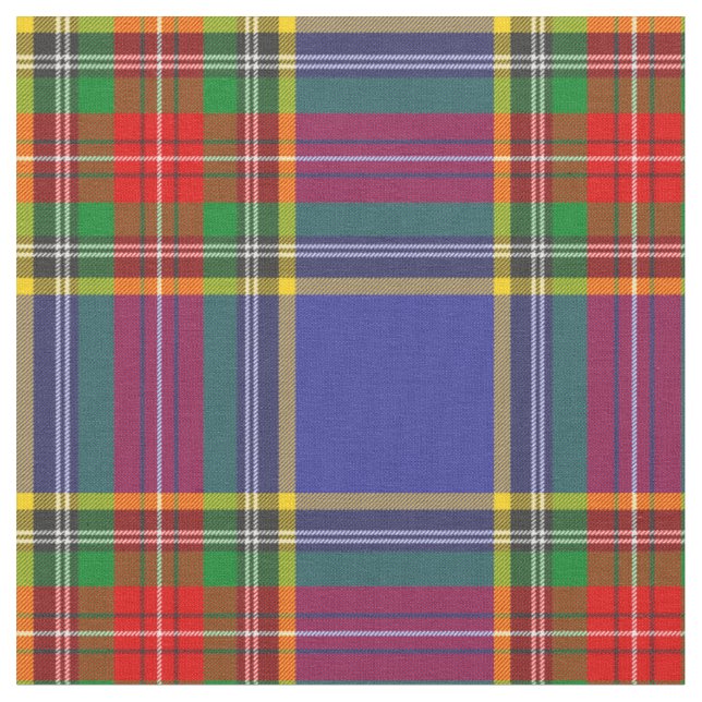 MacBeth Tartan Kariertes schottisches Muster Stoff (Nahaufnahme)