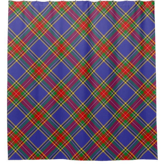 MacBeth Tartan Plädoyer Scottish Pattern Duschvorhang (Vorderseite)