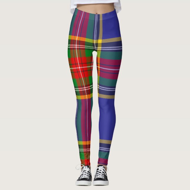 MacBeth Tartan Plädoyer Scottish Pattern Leggings (Vorderseite)