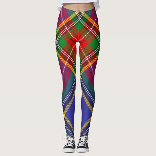 MacBeth Tartan Plädoyer Scottish Pattern Leggings (Vorderseite)