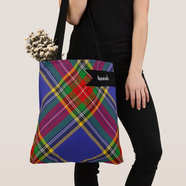 MacBeth Tartan Plädoyer Scottish Pattern Tasche (Von Nahem)