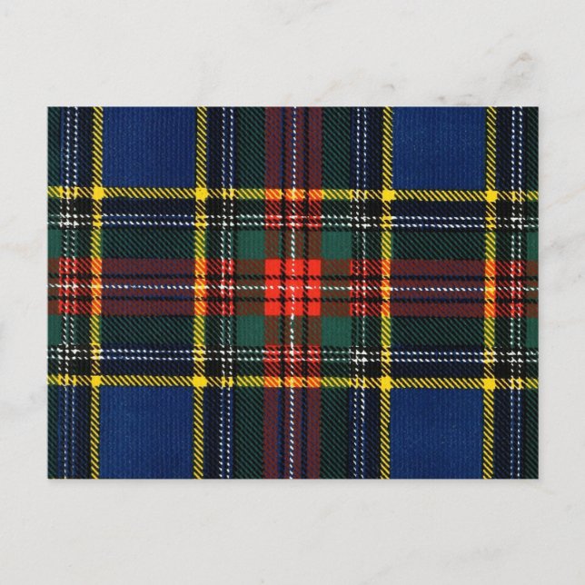 Macbeth Tartan Postkarte (Vorderseite)