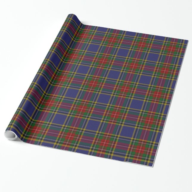 Macbethtartan-kariertes Verpackungs-Papier Geschenkpapier (Ungerollt)