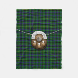 MacBride Tartan und Sporran Fleecedecke