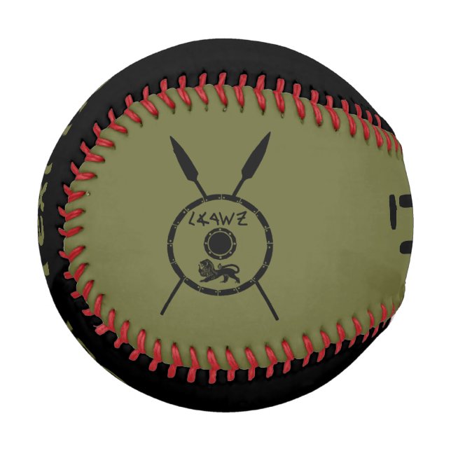 Maccabee Schild und Speere Baseball (Vorderseite Links)