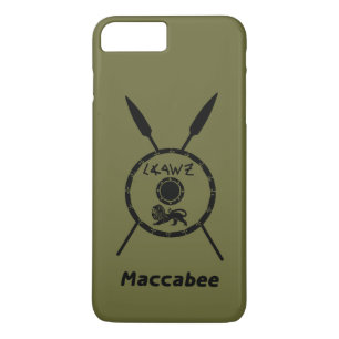 Maccabee Schild und Speere Case-Mate iPhone Hülle