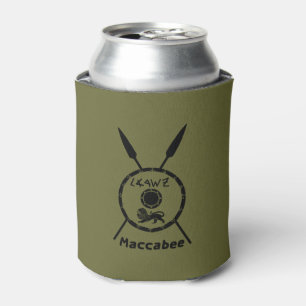 Maccabee Schild und Speere Dosenkühler