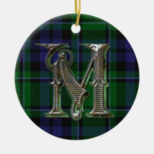 MacCallum Kariert Monogram Ornament (Vorne)