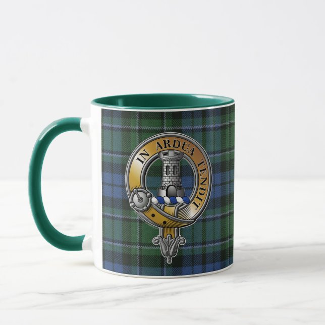 MacCallum Tartan & Abzeichen Tasse (Links)