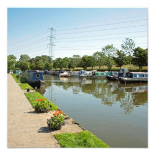 Macclesfield Canal Higher Poynton Cheshire Fotodruck