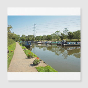 Macclesfield Canal Higher Poynton Cheshire Magnetkarte