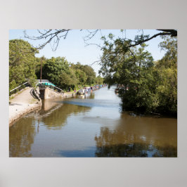 Macclesfield Canal Higher Poynton Cheshire Poster