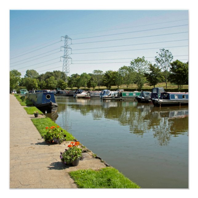 Macclesfield Canal Higher Poynton Cheshire Poster (Vorderseite)