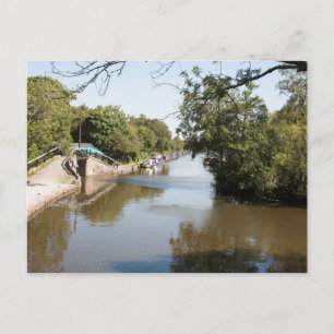 Macclesfield Canal Higher Poynton Cheshire Postkarte