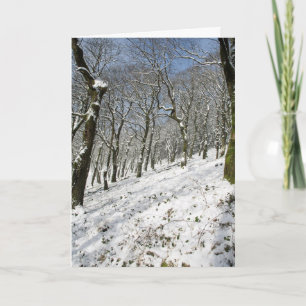 Macclesfield Forest Winter Card Karte