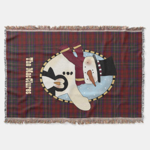 MacClure Tartan Holiday Kariert Blanket Decke