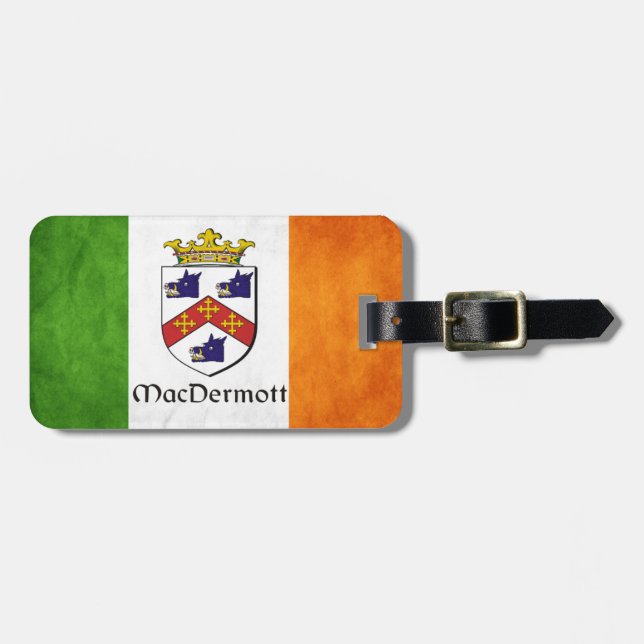 MacDermott Irish Gepäckanhänger (Vorderseite horizontal)