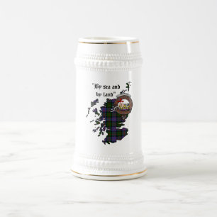 MacDonald Clan Abzeichen Stein Bierglas
