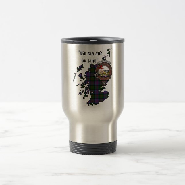 MacDonald Clan Abzeichen Travel Mug Reisebecher (Mittel)
