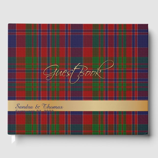 MacDonald Clan Wedding Gästebuch (Vorderseite)
