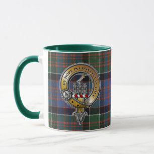 MacDonald Clanranald Tartan & Abzeichen Tasse