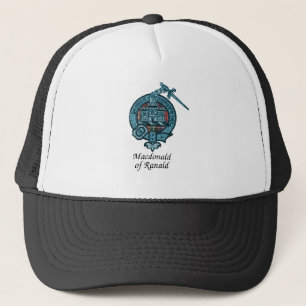 Macdonald des Ranald Clan-Wappen Truckerkappe