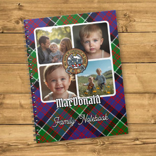 MacDonald of Clanranald Familienfoto-Collage Notizblock