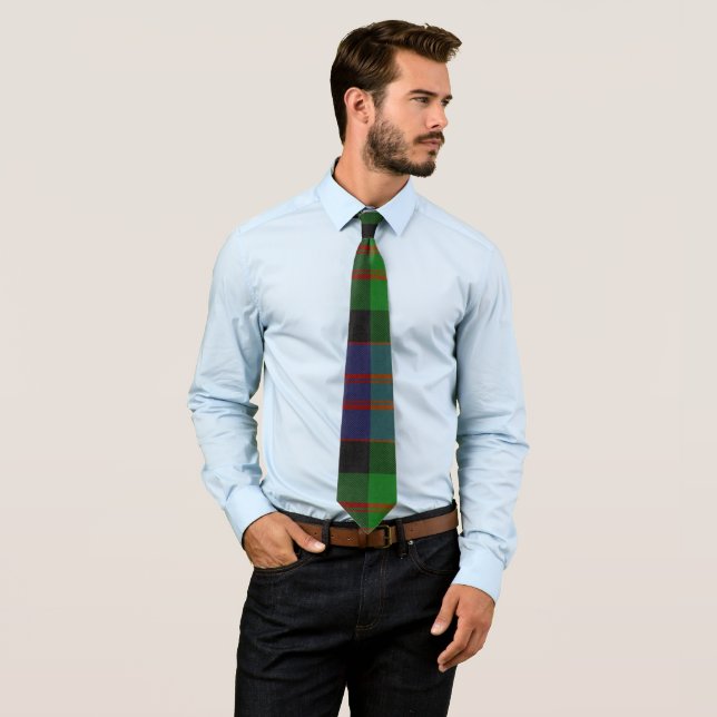 MacDonald Scottish Clan Tartan Kariertes Muster Krawatte (Beispiel)