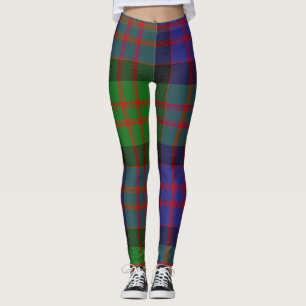 MacDonald Scottish Clan Tartan Kariertes Muster Leggings