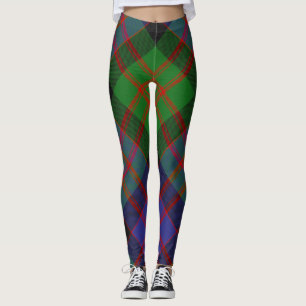 MacDonald Scottish Clan Tartan Kariertes Muster Leggings