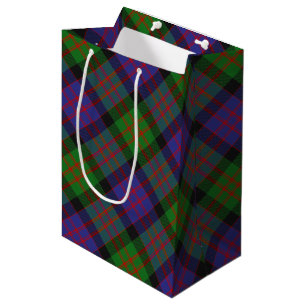 MacDonald Scottish Clan Tartan Kariertes Muster Mittlere Geschenktüte