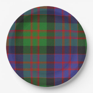MacDonald Scottish Clan Tartan Kariertes Muster Pappteller