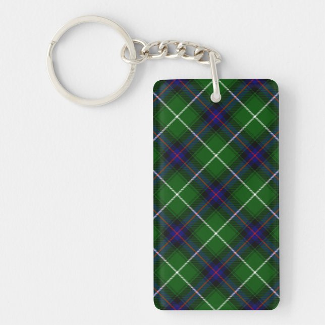 MacDonald tartan bleu vert plaid (Devant)