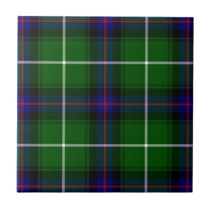 MacDonald Tartan grün kariert Fliese