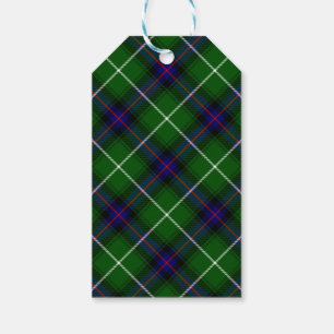 MacDonald Tartan grün kariert Geschenkanhänger